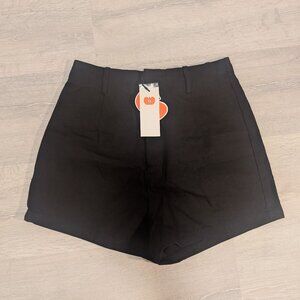NWT Cider Black Tailored Shorts